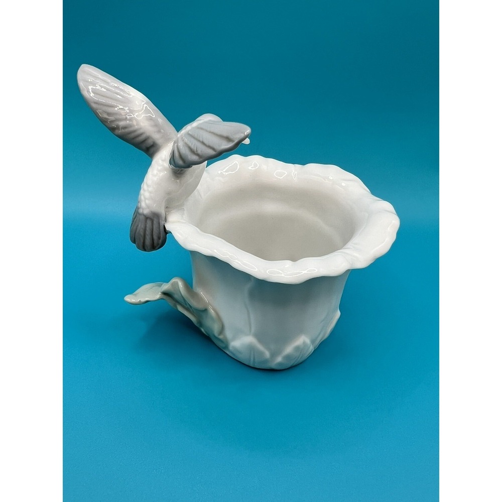 Biedermann Hummingbird Porcelain Votive Candle Holder Vinage - Picture 4 of 8